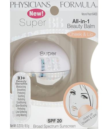 Buy Physicians Formula Super BB All-in-1 Cheek & Lip Beauty Balm - Natural Peach - 0.23 oz - International Shipping Available - Buy Online on GoSupps.com