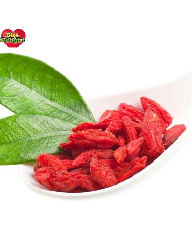  Bite & Delight Bite & Delight 2kg Dried Goji Berries Lycium Barbarum Natural Superfood Rich in Vitamins & Minerals Healthy Snack Ideal for Muesli Yogurt & Desserts - Buy Online on GoSupps.com