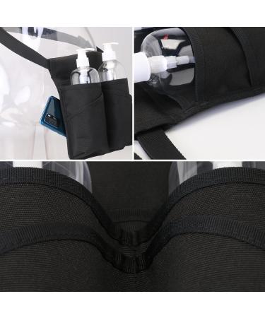 Professional Massage Therapist Holster with Adjustable Belt - Massage Bottle Lotion and Oil Storage - Black (YR-XJ-2KD - Buy Online on GoSupps.com
