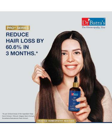 Dr Batra s Pro+ Hair Growth Serum 50 gm | Natural Hair Serum for Thicker Healthier Hair - International Shipping Available - Buy Online on GoSupps.com