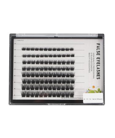 Bodermincer 96pcs Mixed D Curl Wide Cluster Individual Lashes - 3D Russian Volume Mink Super Cluster Eyelash Extensions - Buy Online on GoSupps.com