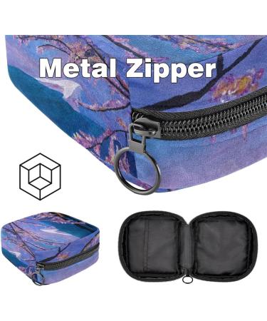 Menstrual Pad Bag with Zipper | Cherry Blossom Napkin Pouch & Tampons Collection for Women & Girls - Shop Now! - Buy Online on GoSupps.com