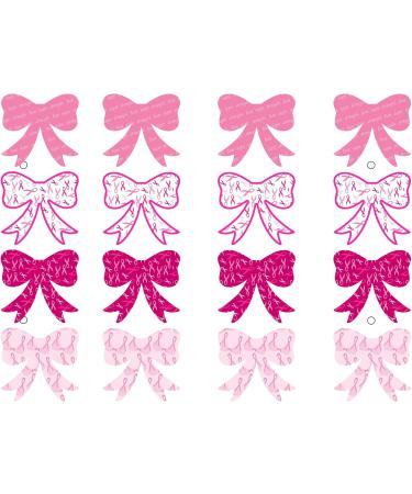 24 Gorgeous Edible Pre-Cut Wafer Bows: Breast Cancer Designs - Buy Online on GoSupps.com