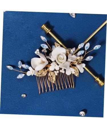 KOMBIUDA Bridal Comb Bride The Photo Ceramics The Flowers - Buy Online on GoSupps.com