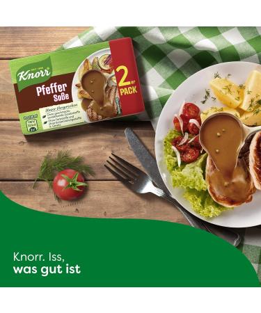 Knorr Pepper Sauce - Spicy Pepper Sauce Without Flavor Enhancers | 18x 2 Pack (46g) - International Shipping Available - Buy Online on GoSupps.com