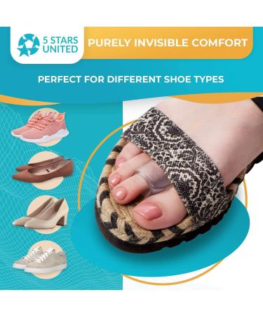 5 STARS UNITED Little Toe Corrector and Straightener - 4-Pack Gel Separators for Pain Relief and Toe Alignment - Small Toe Spacers for Overlapping Hallux Valgus and Diabetic Feet - Buy Online on GoSupps.com