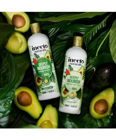 INECTO Natural Avocado Nourishing Conditioner 500ml Organic Avocado Oil For Softer Smoother Nourished Hair - Buy Online on GoSupps.com