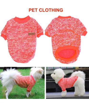 Hualisiji Dog Sweater for Small Dogs - Soft & Warm Chihuahua Hoodie - 2PC Red & Navy Blue - Perfect Elasticity for Comfort - Buy Online on GoSupps.com