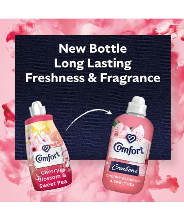 Comfort Creation Concentrated Fabric Conditioner with 100 Days of Long-Lasting Fragrance and Softness Intense Liquid Fabric Softener 55 Washes 1.65L (Cherry Blossom & Sweet Pea Buy 4) - Buy Online on GoSupps.com