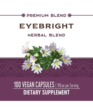 Nature's Way Eyebright Blend 916mg - 100 Vegan Capsules for Eye Health - Buy Online on GoSupps.com