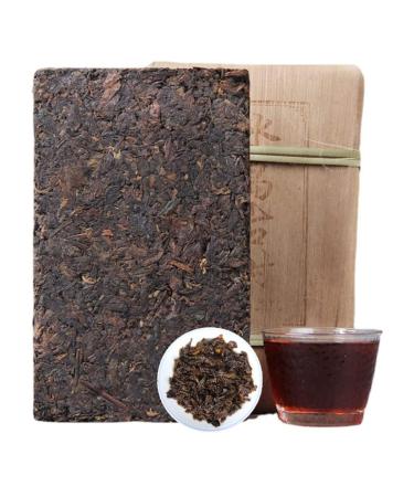 HQZM Yunnan Ancient Fragrance Puerh Black Tea Puer Ripe U 1764 Bingdao Ancient Tree Tea Brick 500g