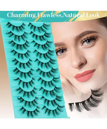 Lash Clusters 10 Pairs Wispy Eyelash Extensions, 9D False Eyelashes for a Natural Soft Look - 10 Pairs | INSPIRATION - Buy Online on GoSupps.com