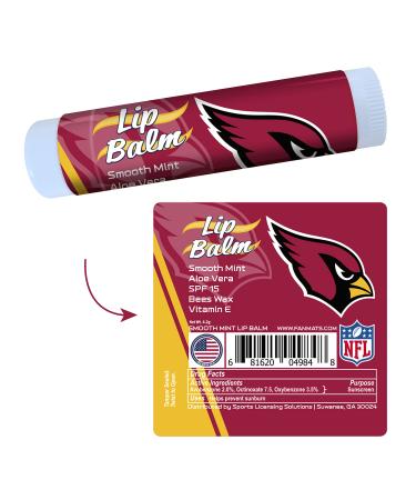 FANMATS 34603 Arizona Cardinals Smooth Mint SPF 15 Lip Balm