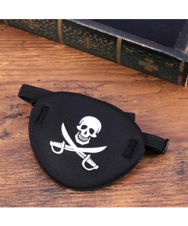 Besportble Halloween Pirate Eye Patch - Skull Crossbone Eye Mask for Women, Teenagers, Men, Children - Buy Online on GoSupps.com