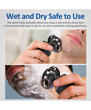 Beautiplove Mens Electric Razor Set with Extra Blade | LED Cordless Rechargeable Shaver for Men | Wet/Dry Close Shave Grooming Kit with Trimmer - Buy Online on GoSupps.com