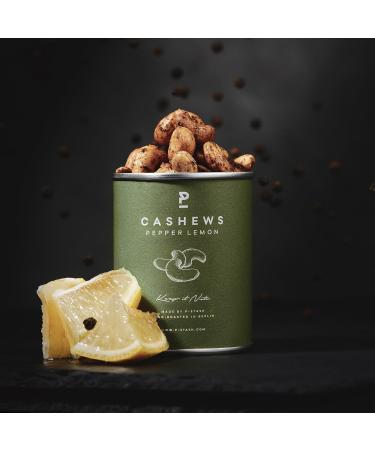 Buy P-Stash Cashew Pepper Lemon Mini 4x55g - Hand-Roasted Vegan Cashews | Premium Delicious Nibbles - International Shipping Available - Buy Online on GoSupps.com