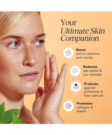 LilyAna Naturals Vitamin C Serum 1oz and Charcoal Face Scrub 3oz Bundle - Buy Online on GoSupps.com