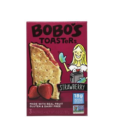 Bobo's Oat Bars Strawberry Toaster Pastry, 6.6 OZ