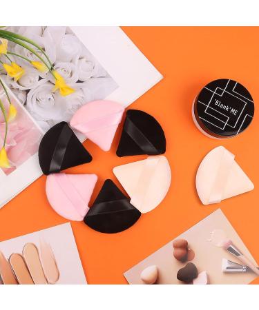15-Piece Soft Triangle Makeup Puff Set for Loose Powder and Foundation - Black/Nude/Pink - Buy Online on GoSupps.com
