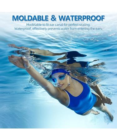 Reusable Ear Plugs Silicone Ear Plugs for Sleeping Waterproof Noise Cancelling Earplugs for Concerts Swimming Shooting Snoring Airplane Motorcycle NRR 32dB 12 Pack - Buy Online on GoSupps.com