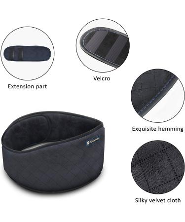 Comfier Heating Pad with Massager - Heated Waist Massage Belt for Back Pain - 2 Heat Levels & 3 Massage Modes - for Cramps Abdominal Lumbar - Women Men - Black - Buy Online on GoSupps.com