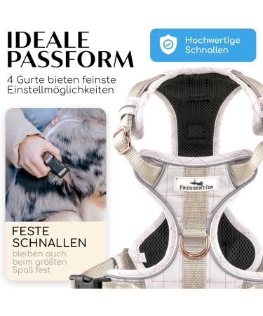 Freudenier Dog Harnesses - Breathable Bombproof Seat & Anti-Drawing Design for All Dog Sizes - Shop Now! - Buy Online on GoSupps.com