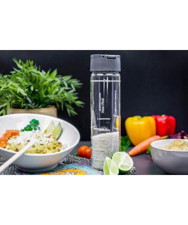 Lurch Germany Glass Rice Washer & Portioner | Washes Grains Beans Quinoa Peas and Lentils - Made of Borosilicate Glass - Buy Online on GoSupps.com