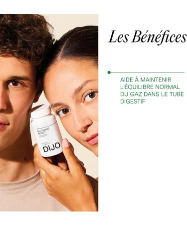 DIJO - L-Glutamine - Amino Acid Strengthens the Intestinal Wall - Made in France Vegan Gluten Free Lactose Free - 60 Capsules Cure 1 Month - Buy Online on GoSupps.com