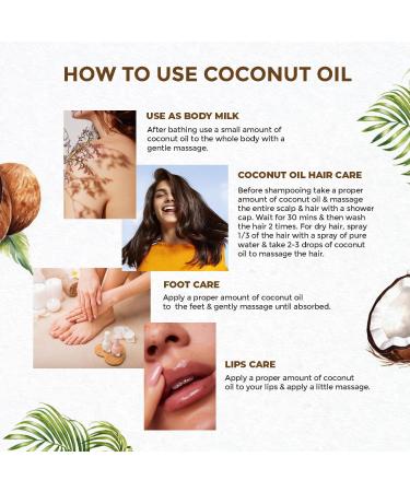 Organic Forest Cold Pressed Coconut Oil for Hair and Skin - 100% Chemical Free, Unrefined, Natural | 100 ML - Buy Online on GoSupps.com