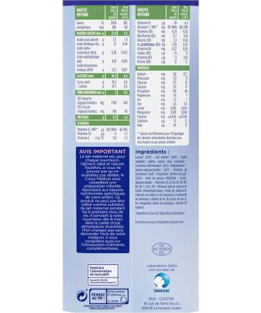 Gallia calisma bio lait 2 me ge 800g - Buy Online on GoSupps.com