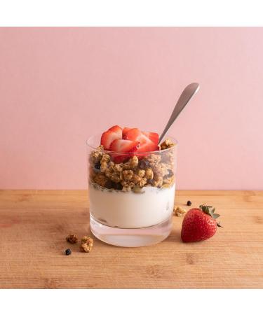 Manitoba Harvest Hemp Yeah! Granola Blueberry 283 g with 21 g of Protein 5 g Omegas 3 g of Fibre and 10 g Sugar Per Serving Organic Non-GMO (Pack of 6) Packaging May Vary 6 Pack Blueberry - Buy Online on GoSupps.com