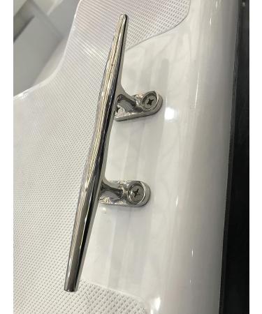 SHENGHUISS 8 inch Boat Dock Cleat Stainless Steel 316 - 4 Pack | Marine Deck Rope Cleats with Fasteners - 2 Pack - Buy Online on GoSupps.com