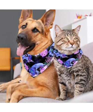 Buy Multi-Colored Triangular Dog & Cat Scarves | 2 Pieces for All Sizes - Shop Internationally! - Buy Online on GoSupps.com