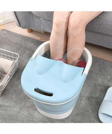 Bain de Pieds Bain de Pieds contr l au Toucher Massage Portable Trempage des Pieds pour Laver les Pieds (BLUE) - Buy Online on GoSupps.com