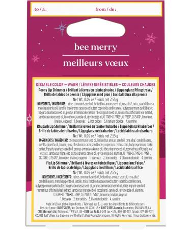BURTS BEES Kissable Color Lip Shimmer - Perfect Holiday Gift | Shop Now - Buy Online on GoSupps.com