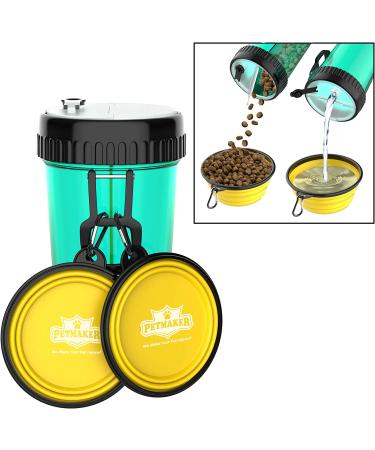 PETMAKER Blue Travel Pet Feeding Container - Portable Storage for On-the-Go Pets - Buy Online on GoSupps.com