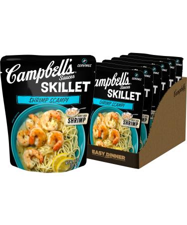 Campbell's Skillet Sauces, Shrimp Scampi, 11 Ounce Can, Pack of 6