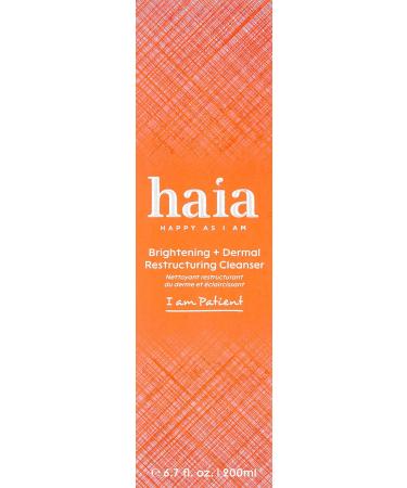 Haia I am Patient Brightening & Dermal Restructuring Cleanser - Certified Cosmos Organic | International Shipping Available - Buy Online on GoSupps.com