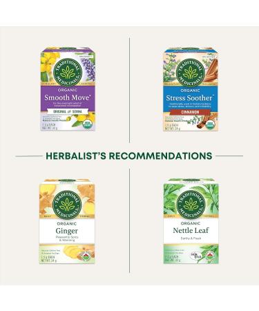 Traditional Medicinals - Organic Raspberry Leaf Herbal Women's Tea (Pack of 6) - Sustainably Sourced Fair Wild Red Raspberry Leaf - 96 Tea Bags Total 49.67 g (Pack of 6) Raspberry Leaf Herbal Tea - Buy Online on GoSupps.com