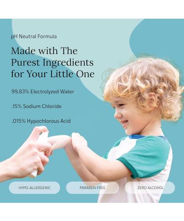 Think Smarter Products Littley Infant & Toddler Hand Cleanser with Hypochlorous Acid Gently Cleans Dirt & Germs Non-Toxic & Alcohol-Free Safe for Sensitive Skin 2oz Travel-Size Spray Bottle - Buy Online on GoSupps.com