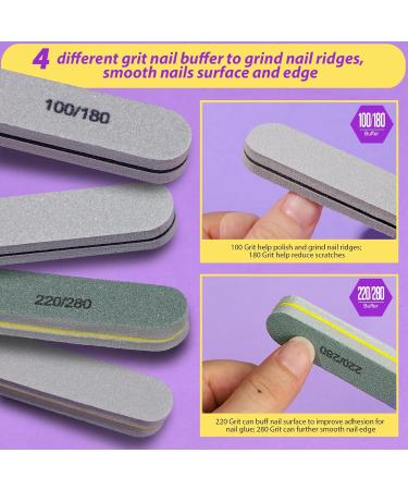 Buy Teenitor Nail Buffer and Shine Kit | 12pc Nail Files & Buffers for Natural Nails - International Shipping Available - Buy Online on GoSupps.com