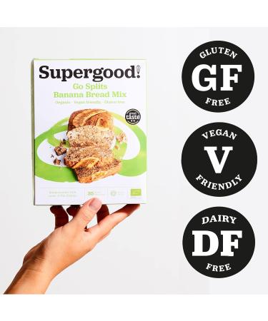 Supergood Bakery Vegan Banana Bread Mix - 250g | Gluten-Free & Dairy-Free Cake Mix - Buy Online on GoSupps.com