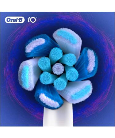 Oral-B iO Ultimate Clean Electric Toothbrush Head - Twisted & Angled Bristles for Deeper Plaque Removal - Pack of 4 - White 4 Count - Fits Mailbox - 1 Pack - Buy Online on GoSupps.com