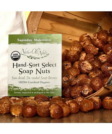 Organic Soap Nuts - 2 Lbs (480 Loads) | Eco-Friendly Laundry Soap + Travel Bottle & Wash Bags - International Shipping Available - Buy Online on GoSupps.com
