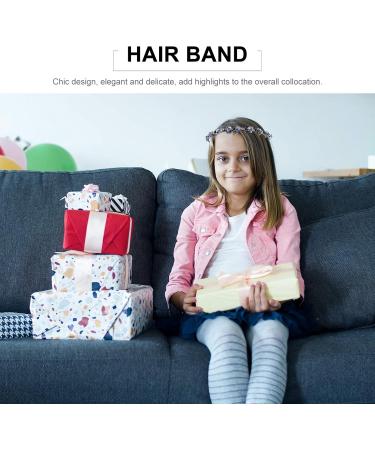 FRCOLOR Diamond Headpiece Rhinestone Hairband Sparkling Flower Hairbands Jewelry Fashion Beaded Headbands Women Hair Accessory Braide Hair Hoop Blue Blue Tiara - Buy Online on GoSupps.com