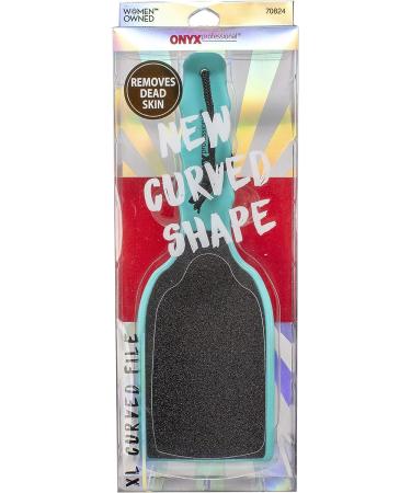 Double Sided XL Curved Foot File & Callus Remover - Professional Spa Pedicure Kit for Dead Skin, Cracked Heel Repair, Exfoliation - Buy Online on GoSupps.com