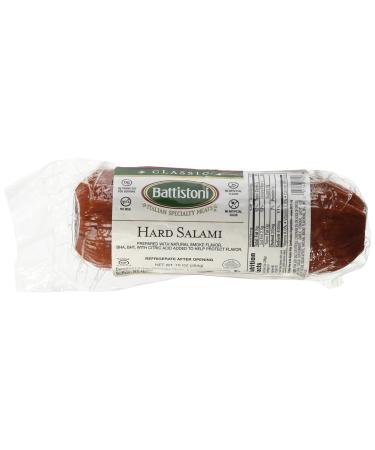 Battistoni Classic Italian Hard Salami, 8oz - Buy Online on GoSupps.com