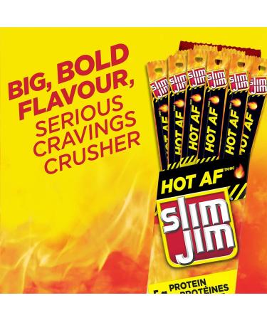 Slim Jim Giant - Hot (659g (24 x 27.5g) 1 Count) Hot AF Standup Caddy - Buy Online on GoSupps.com