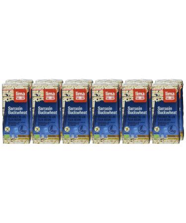 LIMA Buckwheat Waffles with Linseed - Pack of 12 (12 x 130g) - Gluten-Free Vegan Healthy Snacks - International Shipping Available - Buy Online on GoSupps.com