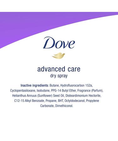 Dove Advanced Care Antiperspirant Deodorant Dry Spray - Lavender Fresh 3.8oz (Pack of 3) - Buy Online on GoSupps.com
